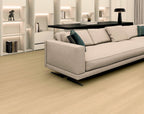 Top-down view of Casper White Engineered Timber Plank 15.3mm in Casper White colour light tone timber flooring sample