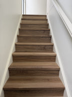 Installed room view of QLD Spotted Gum SPC 6.5mm SPC hybrid flooring sample