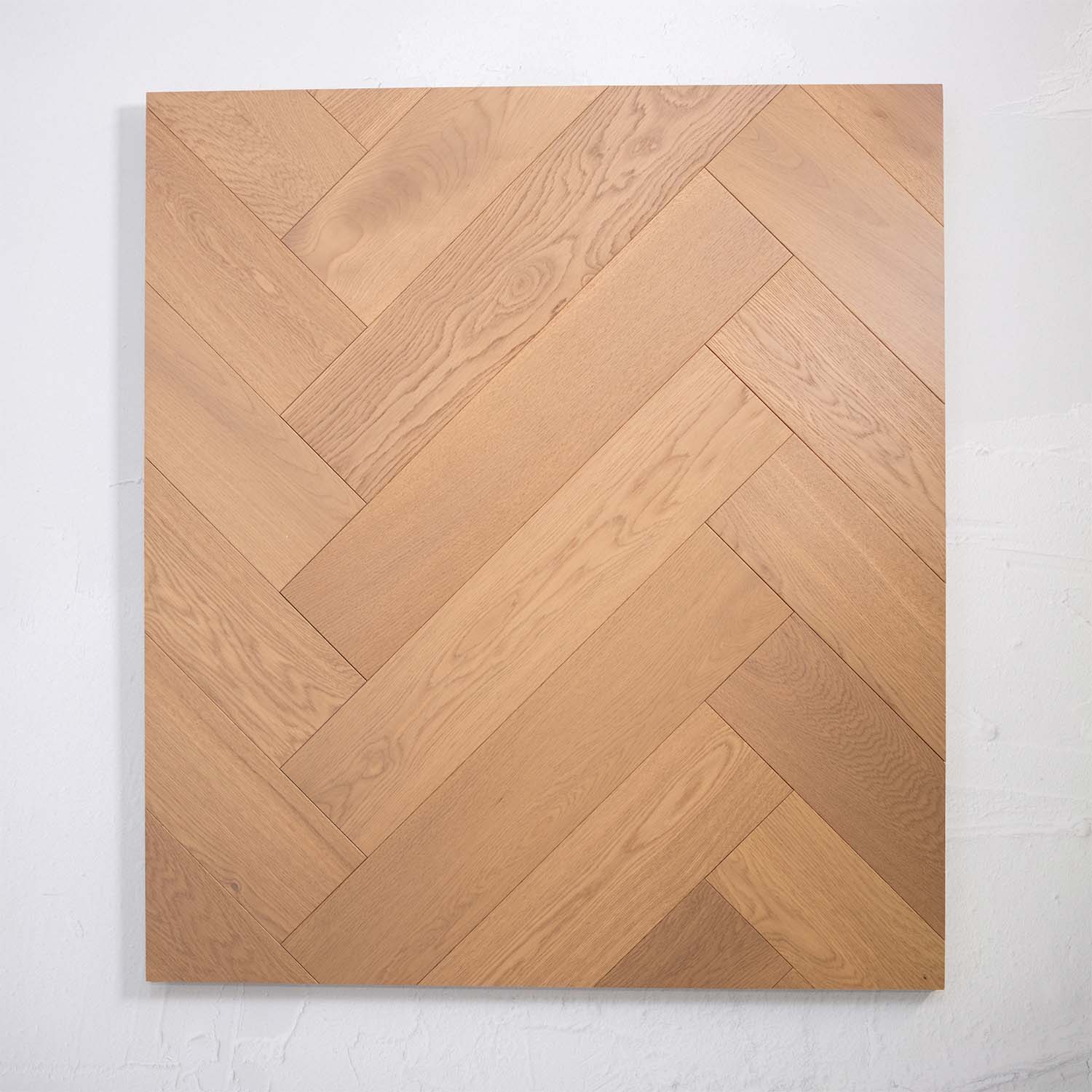 Light Neutral Engineered Timber Herringbone 15mm
