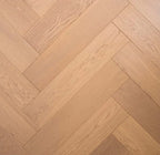 Light Neutral Engineered Timber Herringbone Flooring 15mm