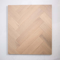 Natural Limed Engineered Timber Herringbone 15mm