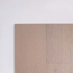 Perspective view of Pale Oak Engineered Timber Plank 15.3mm in Pale Oak colour warm tone timber flooring sample