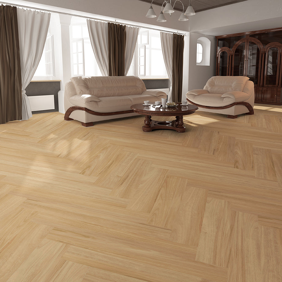 Driftwood Vinyl Herringbone Flooring 4.5mm