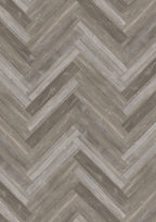 Grey River Pine Vinyl Herringbone Flooring 4.5mm
