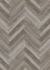 Grey River Pine Vinyl Herringbone Flooring 4.5mm