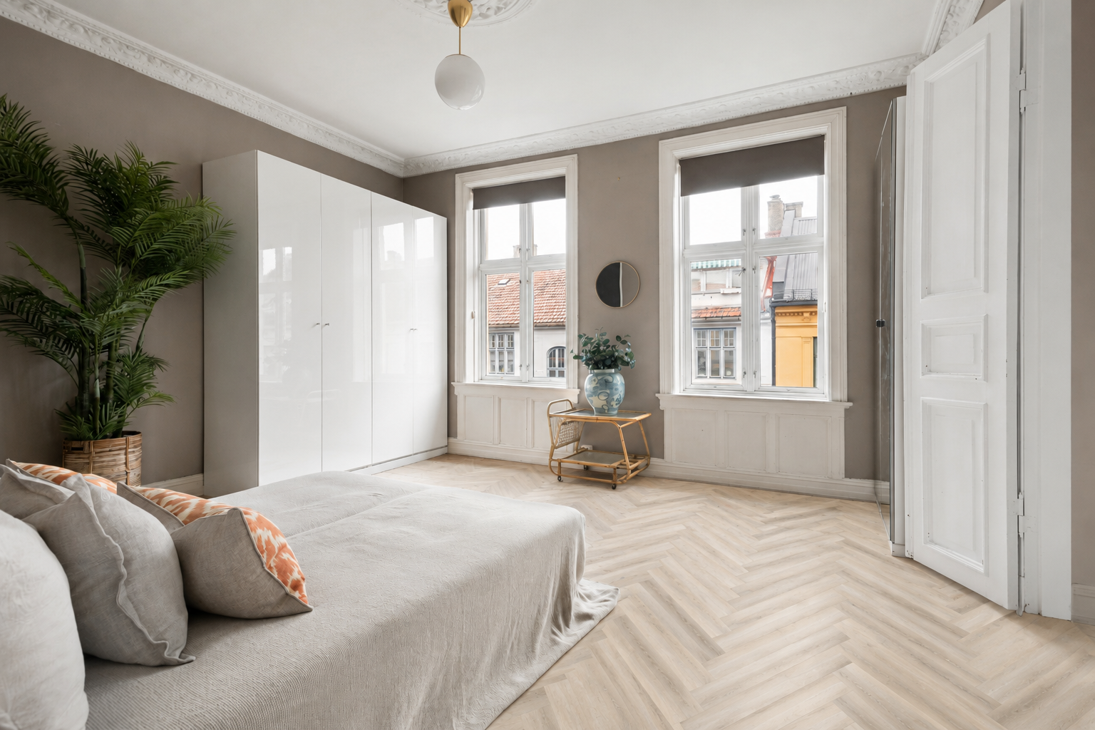 Hamptons Haze Vinyl Herringbone Flooring 4.5mm