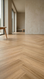 Honeycomb Ash Vinyl Herringbone Flooring 4.5mm