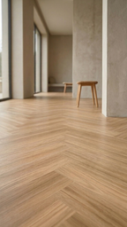 Honeycomb Ash Vinyl Herringbone Flooring 4.5mm