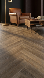Rustic Path Vinyl Herringbone Flooring 4.5mm