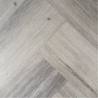 Snow Grey Herringbone Hybrid Flooring 9.5mm SPC