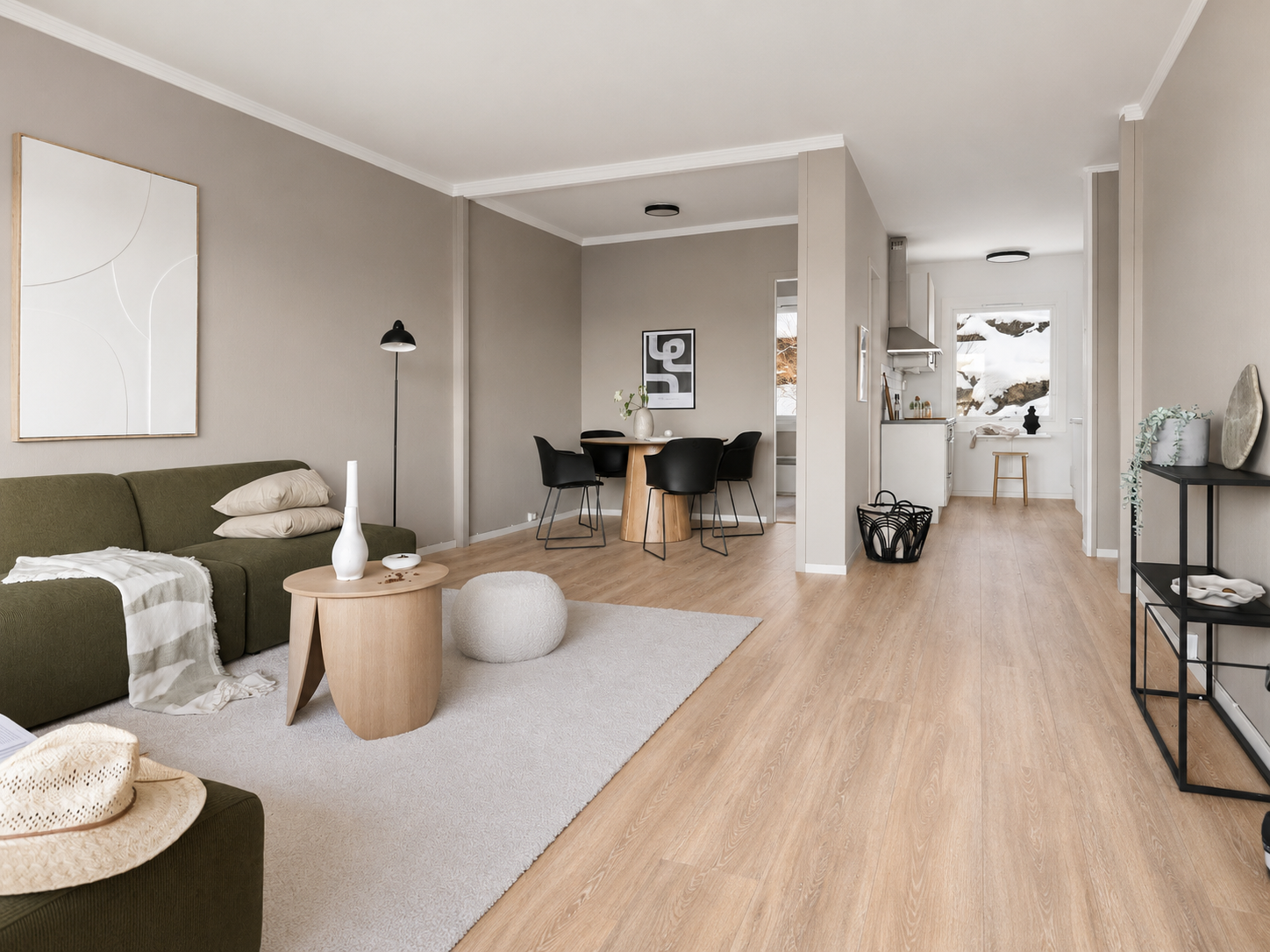 Weathered Oak Vinyl Plank Flooring 2.5mm