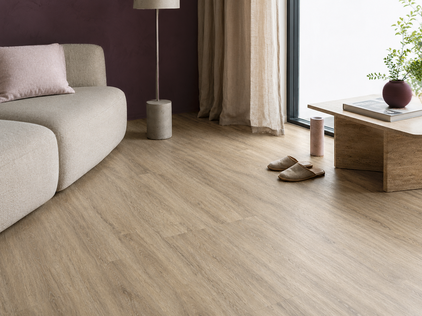 Weathered Oak Vinyl Plank Flooring 2.5mm