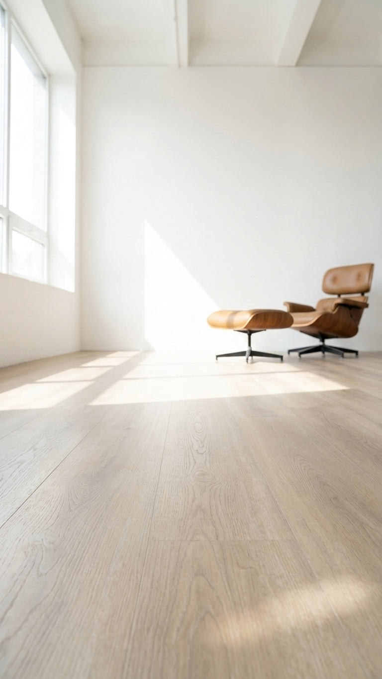 White Washed Oak Vinyl Plank Flooring 2.5mm