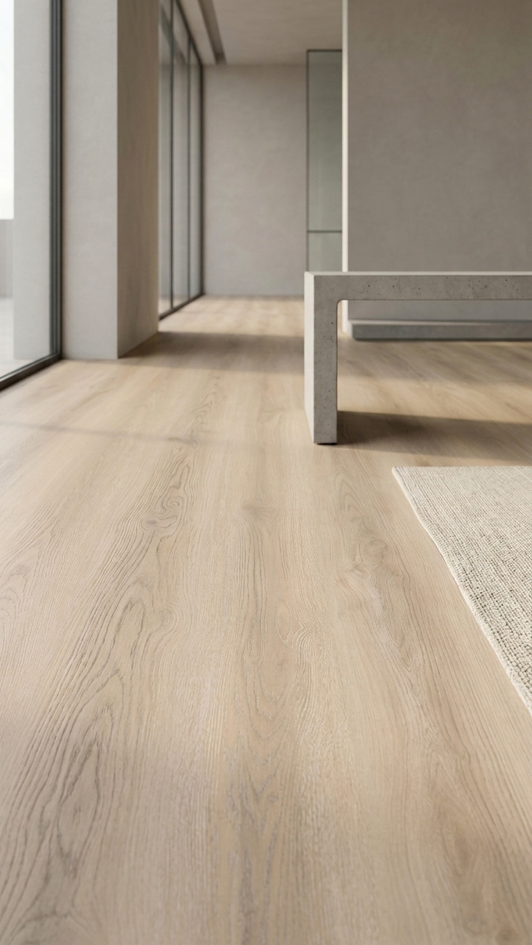 White Washed Oak Vinyl Plank Flooring 2.5mm