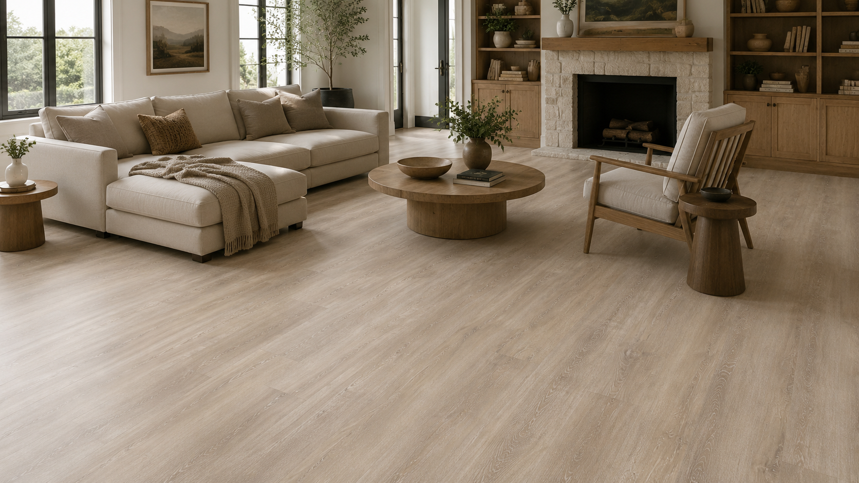 Misty Morning Vinyl Plank Flooring 4.5mm