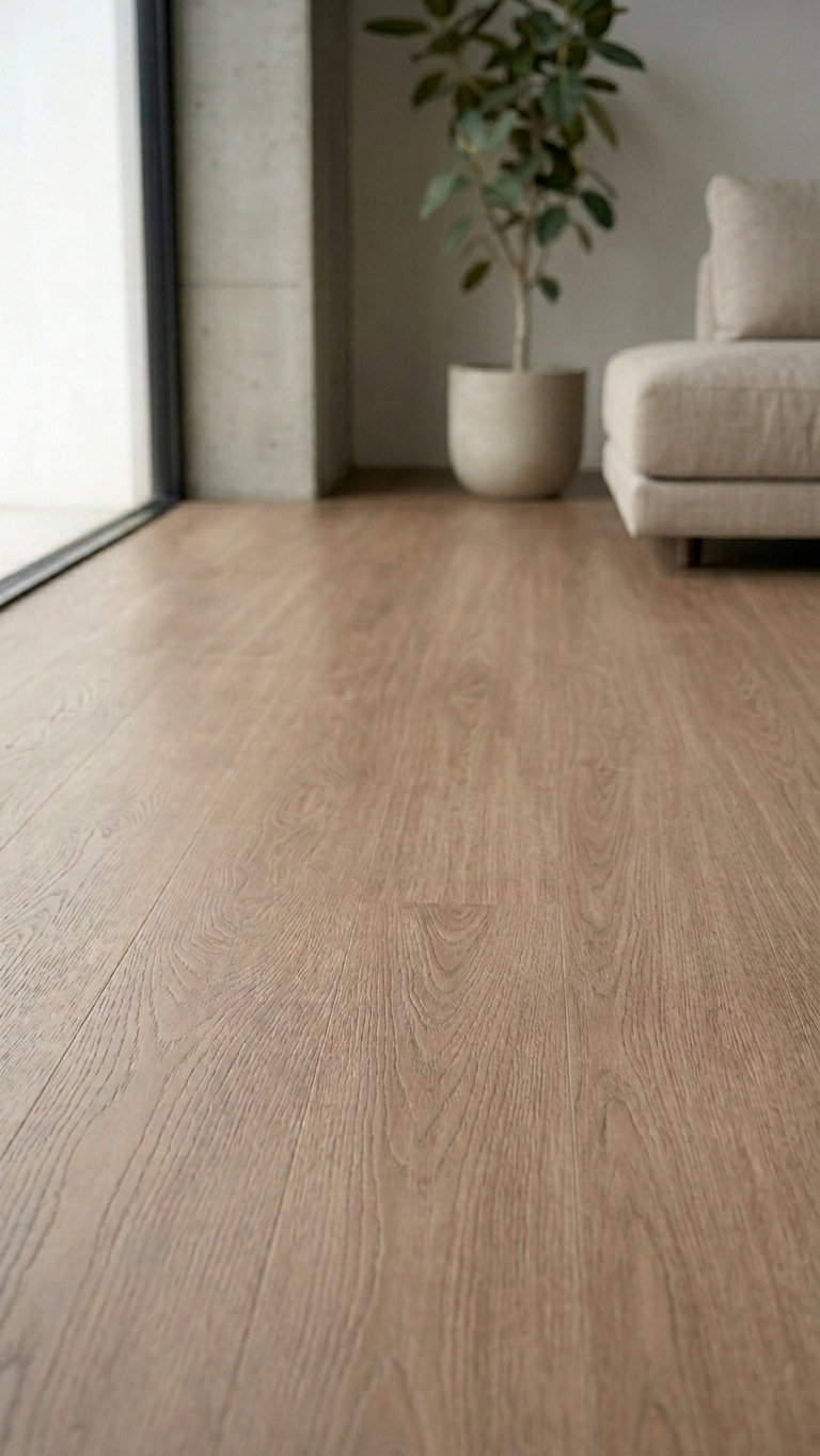Natural European Oak Vinyl Plank Flooring 4.5mm