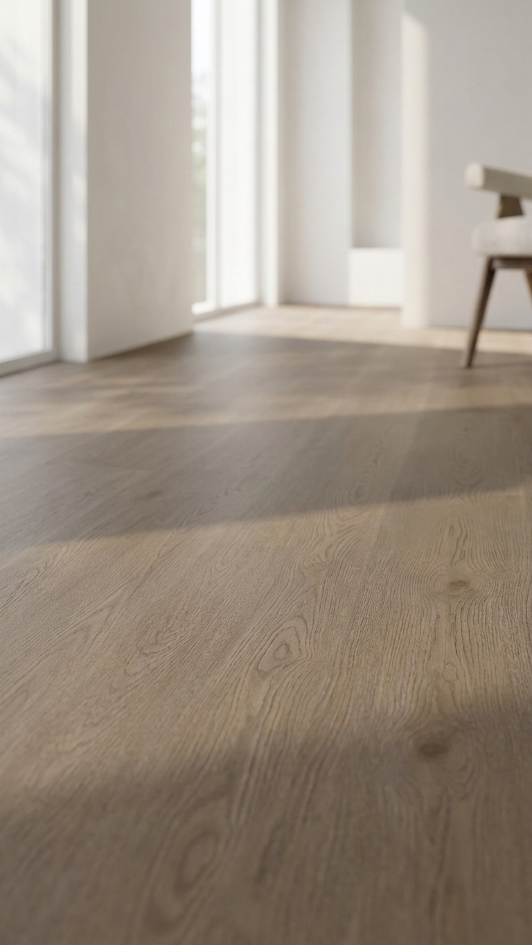 Natural European Oak Vinyl Plank Flooring 4.5mm