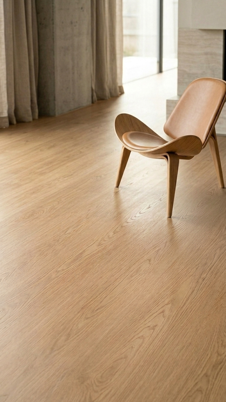 Natural White Oak Vinyl Plank Flooring 4.5mm