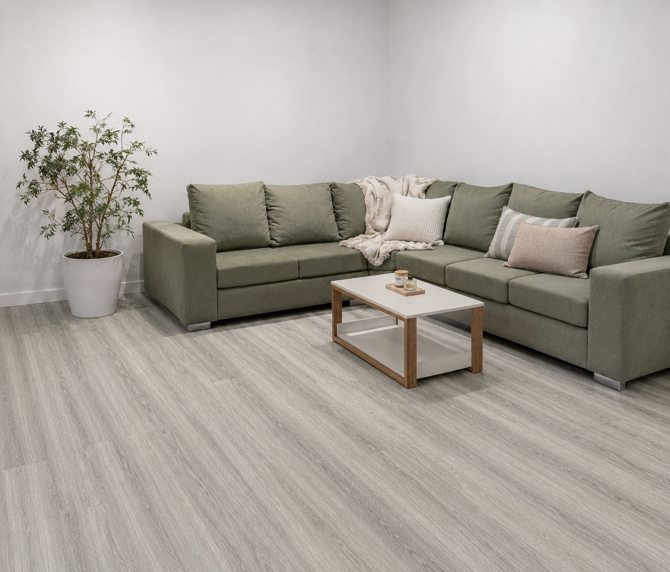 Nordic Grey Oak Vinyl Plank Flooring 4.5mm