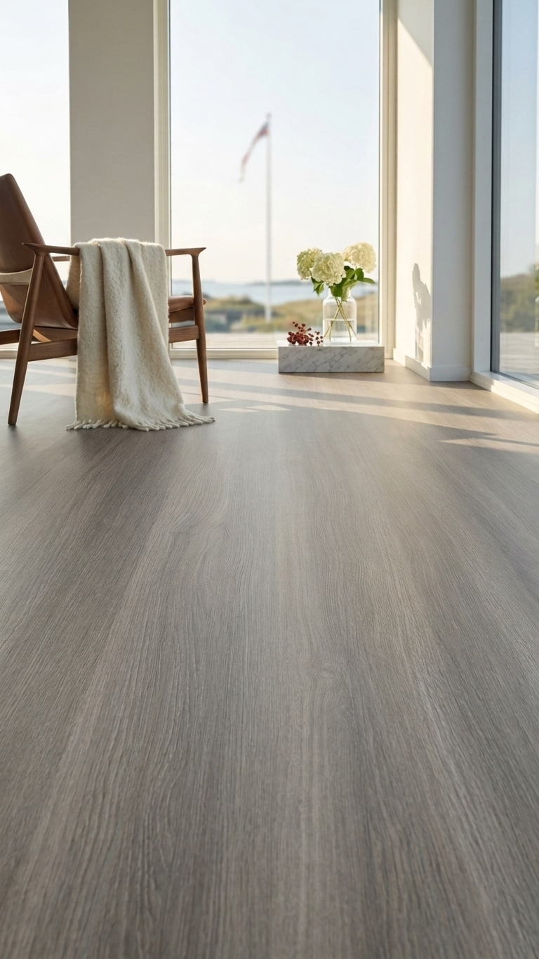 Nordic Grey Oak Vinyl Plank Flooring 4.5mm