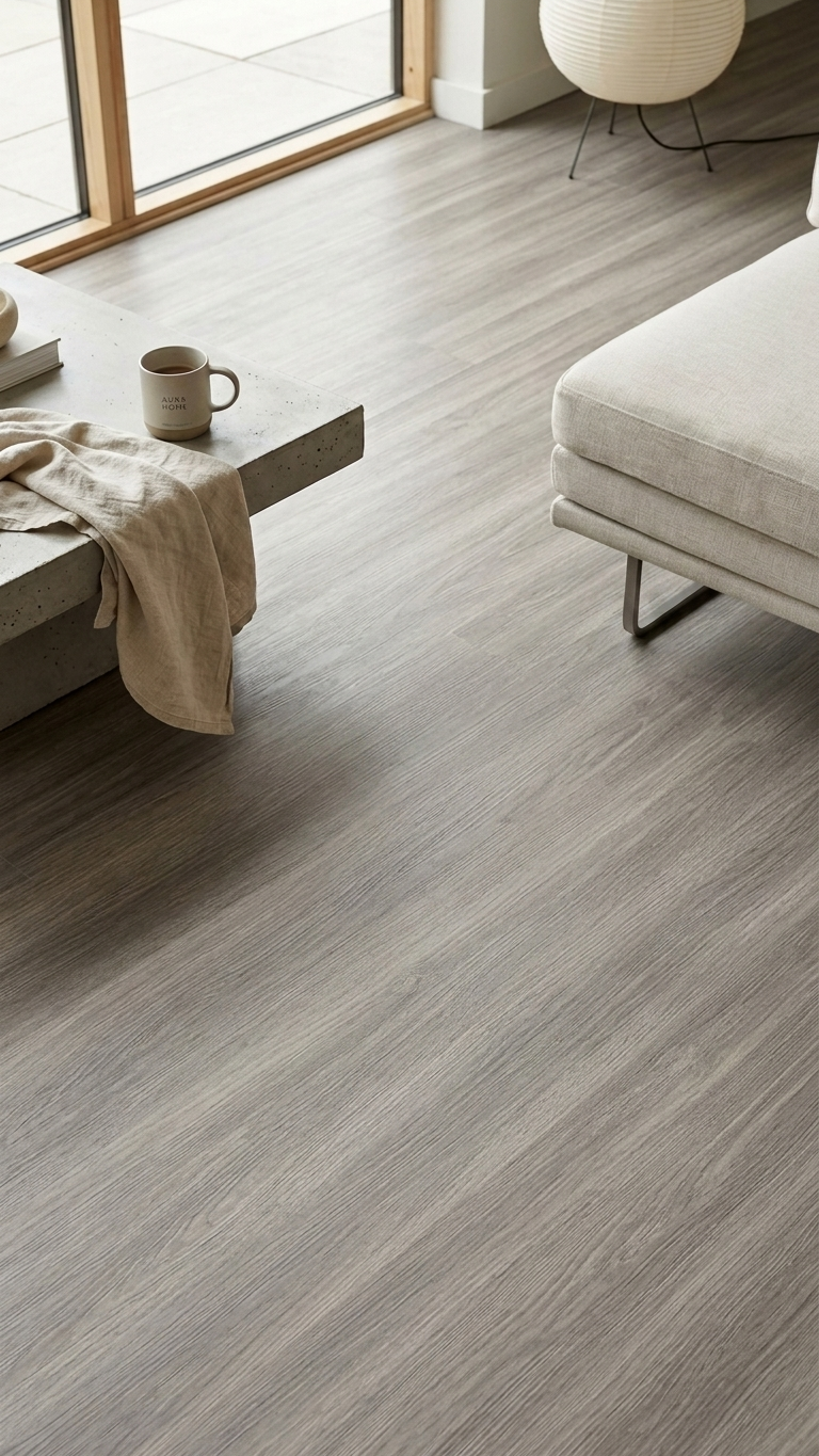 Nordic Grey Oak Vinyl Plank Flooring 4.5mm