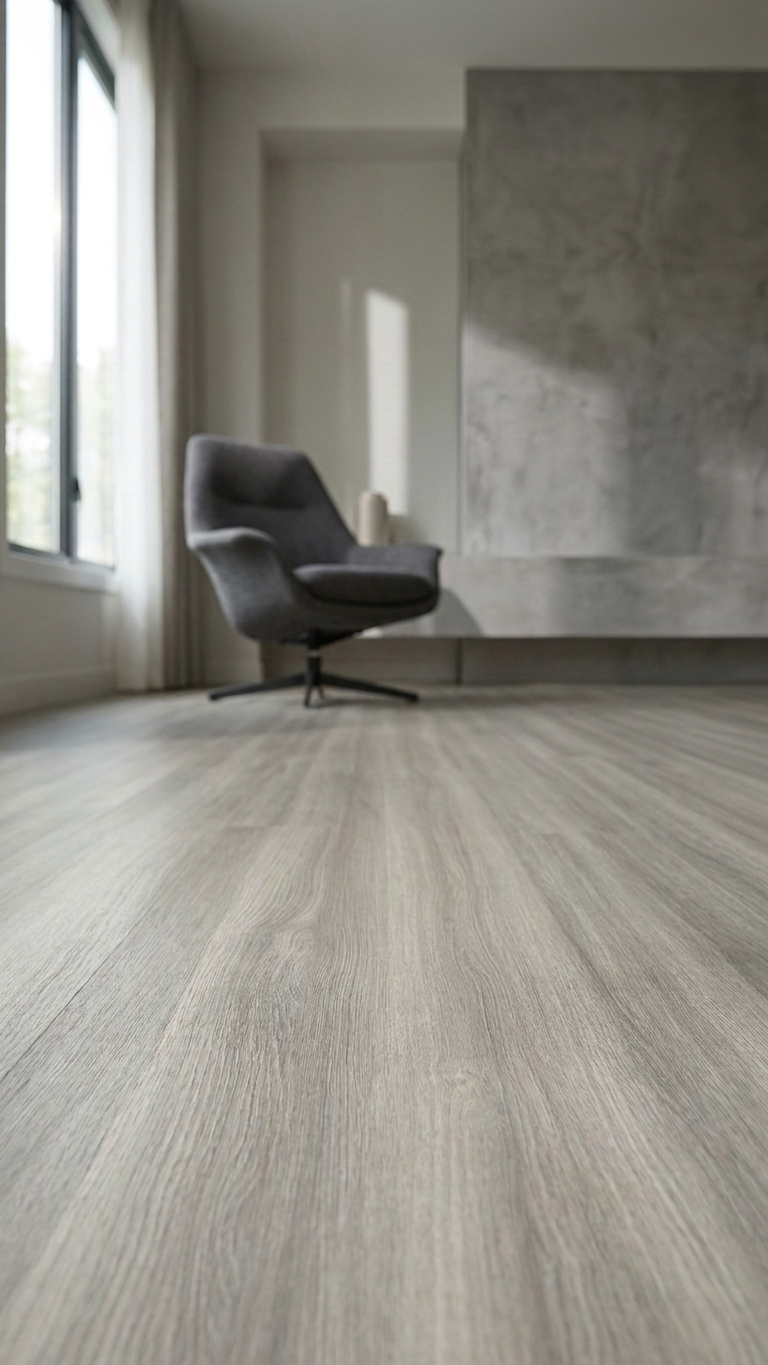 Nordic Grey Oak Vinyl Plank Flooring 4.5mm