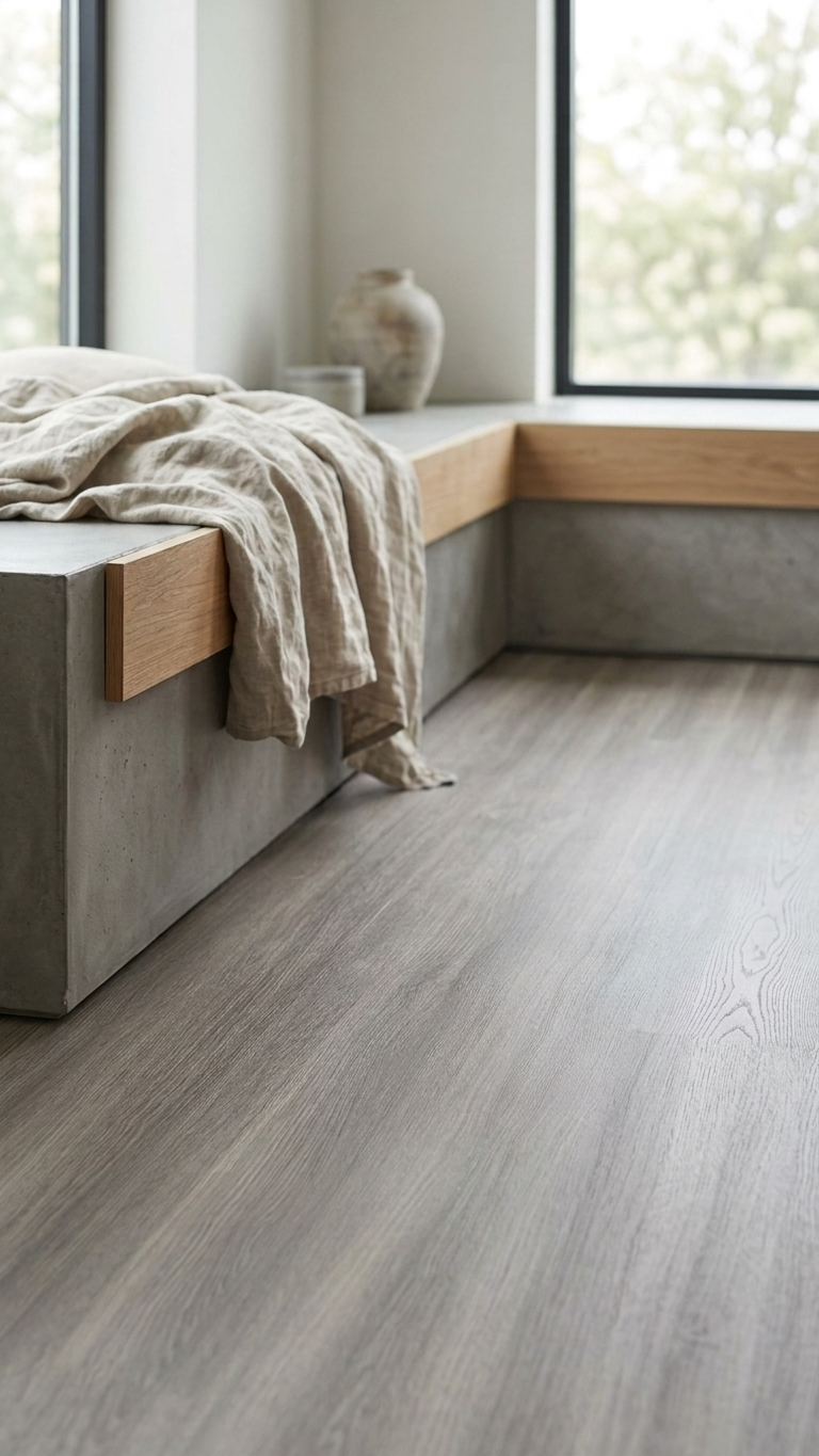 Nordic Grey Oak Vinyl Plank Flooring 4.5mm