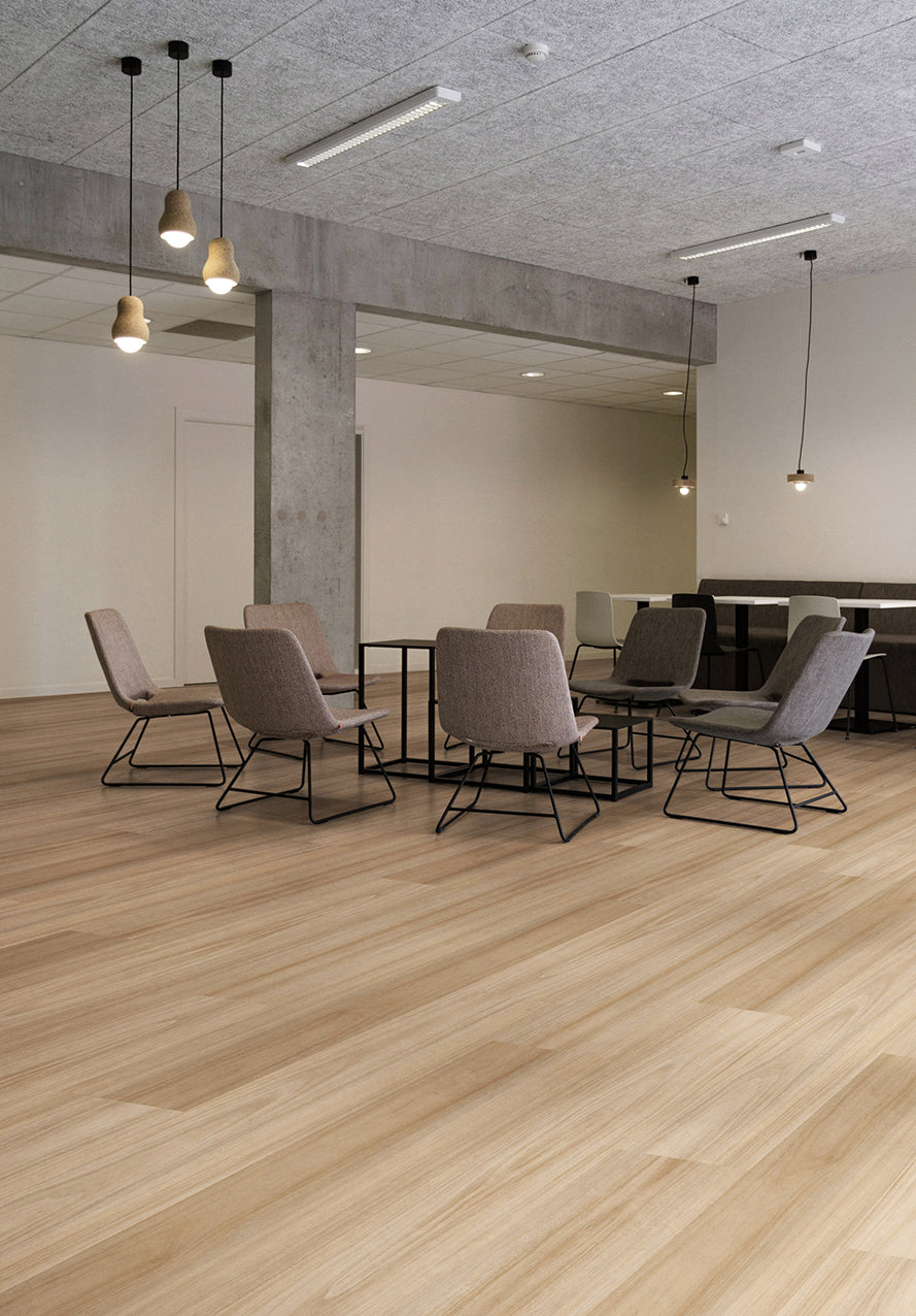 Sand Light Vinyl Plank Flooring 4.5mm
