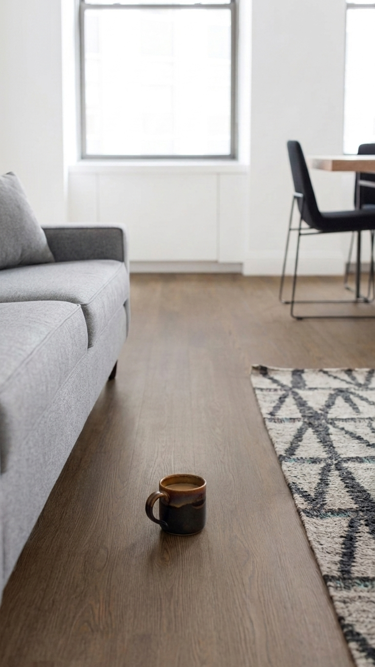Smoked European Oak Vinyl Plank Flooring 4.5mm