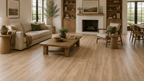 Weathered Oak Vinyl Plank Flooring 4.5mm