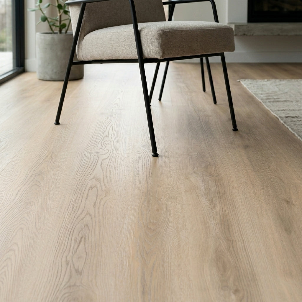 White Washed Oak Vinyl Plank Flooring 4.5mm