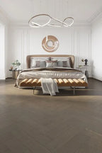 Apolo Grey Engineered Timber Herringbone 15mm